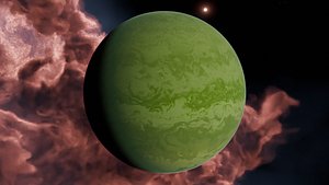 3D model Animated Gas Giant