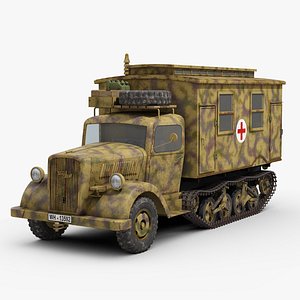 Opel Maultier Ambulance 3D model