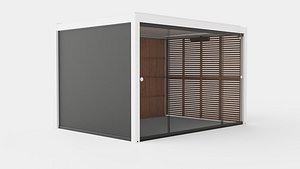 Pergola 3x4 White Mix model