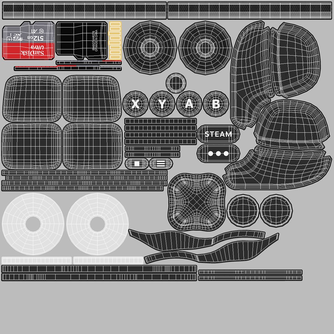 Valve Steam Deck 3D Model - TurboSquid 1765336