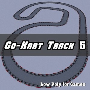 3d model go-kart track