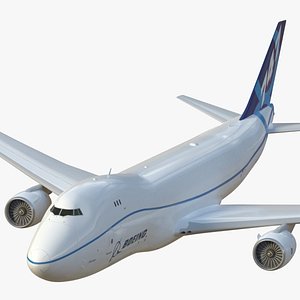 3D model Freighter Boeing 747 8F SC
