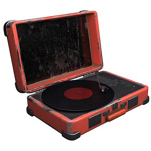 vinilo hip hop 3D model