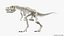 Tyrannosaurus Rex Skeleton Rigged for Maya