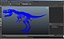Tyrannosaurus Rex Skeleton Rigged for Maya