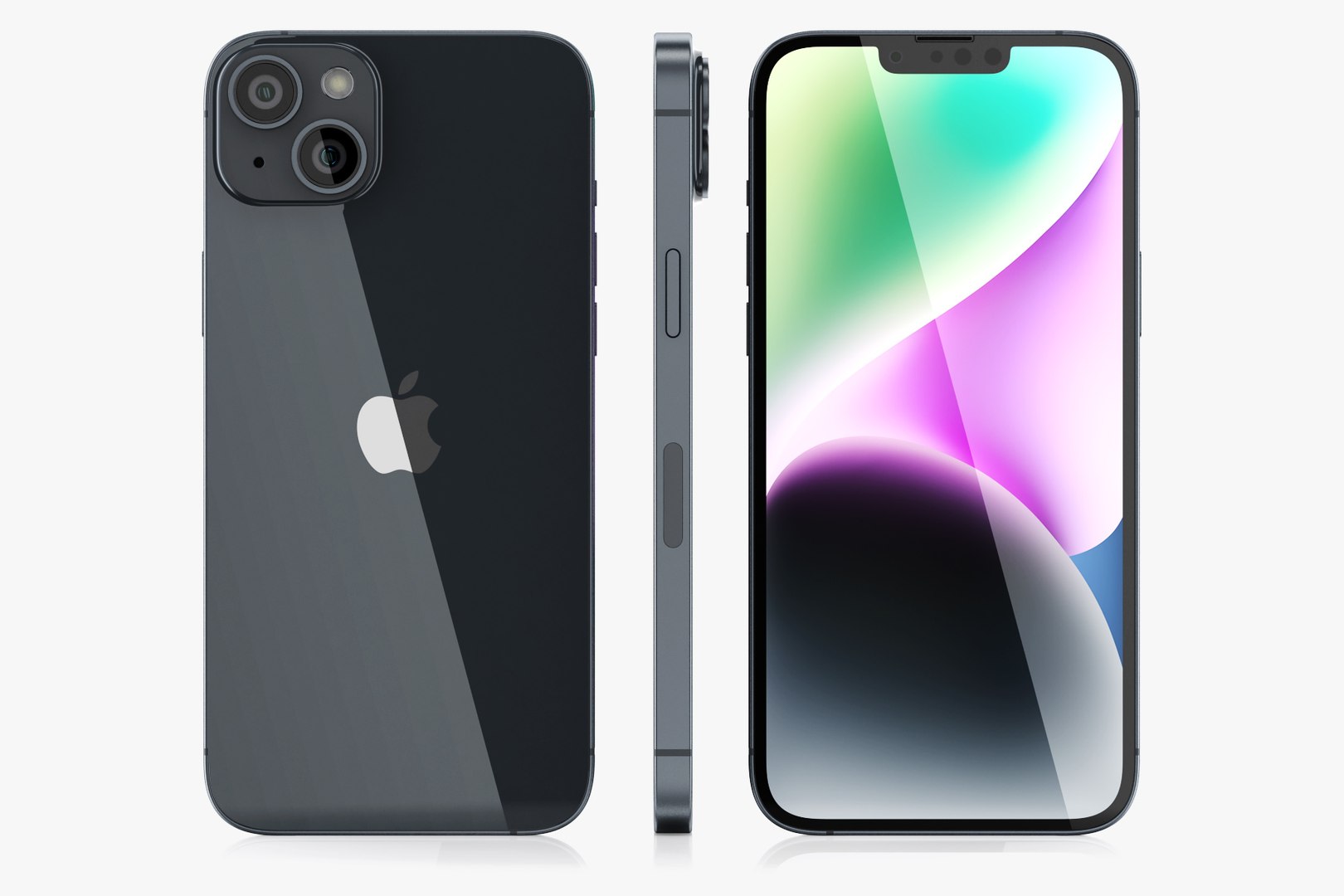 IPhone 14 Plus Black Model TurboSquid 1957770