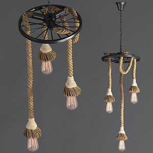 hanging lamp loft Country