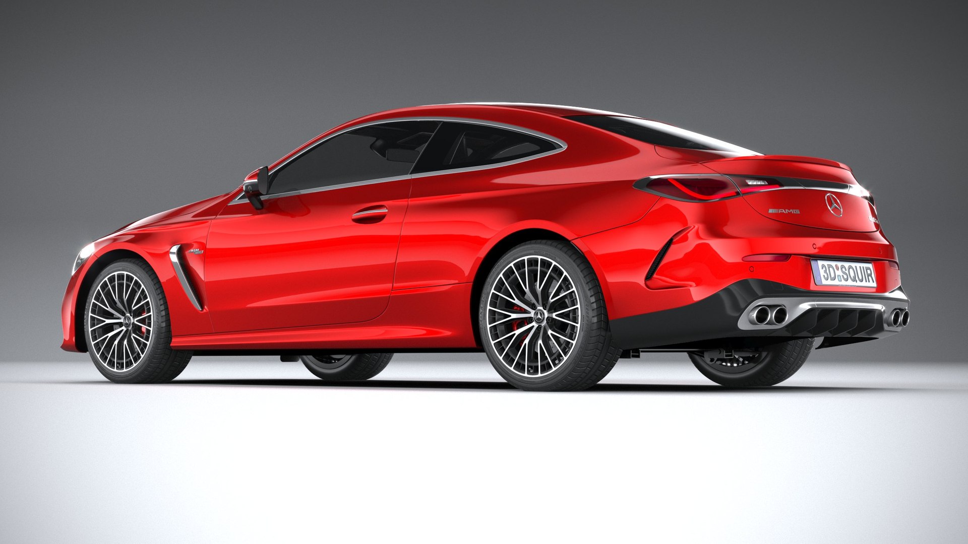 3D MercedesBenz CLE53 AMG Coupe 2025 TurboSquid 2229393
