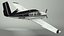 Private Aircraft Beechcraft Bonanza S35 V Tail Rigged