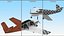 Private Aircraft Beechcraft Bonanza S35 V Tail Rigged