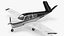 Private Aircraft Beechcraft Bonanza S35 V Tail Rigged