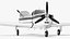 Private Aircraft Beechcraft Bonanza S35 V Tail Rigged
