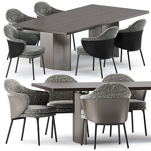 3D angie chair morgan table