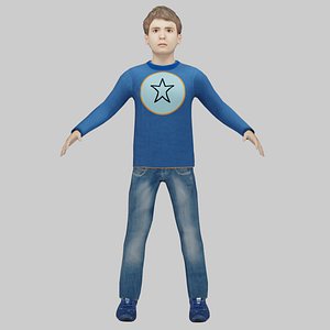 10 Years Old Rigged Boy