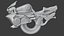 Vélo de science-fiction gyroscopique