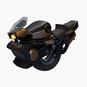 3D model Gyro Sci-Fi Bike