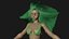 Modèle 3D de sirène stylisée