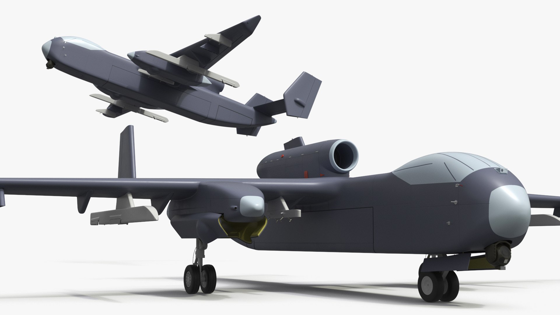 Global Strike UAVs Collection 3D model https://p.turbosquid.com/ts-thumb/TP/2epgFL/bV/stealth_tactical_strike_drone_gray_002/jpg/1788820474/1920x1080/fit_q87/cd3084b512f728a8100c43de55074f06bd2a89fc/stealth_tactical_strike_drone_gray_002.jpg