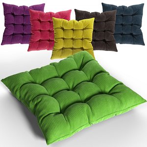 3D knitted decorative pillow