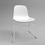 3D interior normann form stacking chair