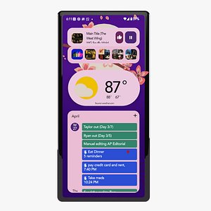 3D cell phone model