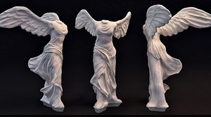 nike samothrace statue 3d x