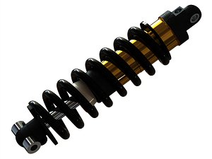 Manitou Rear Shock Swinger 6 Way 215 mm 3D