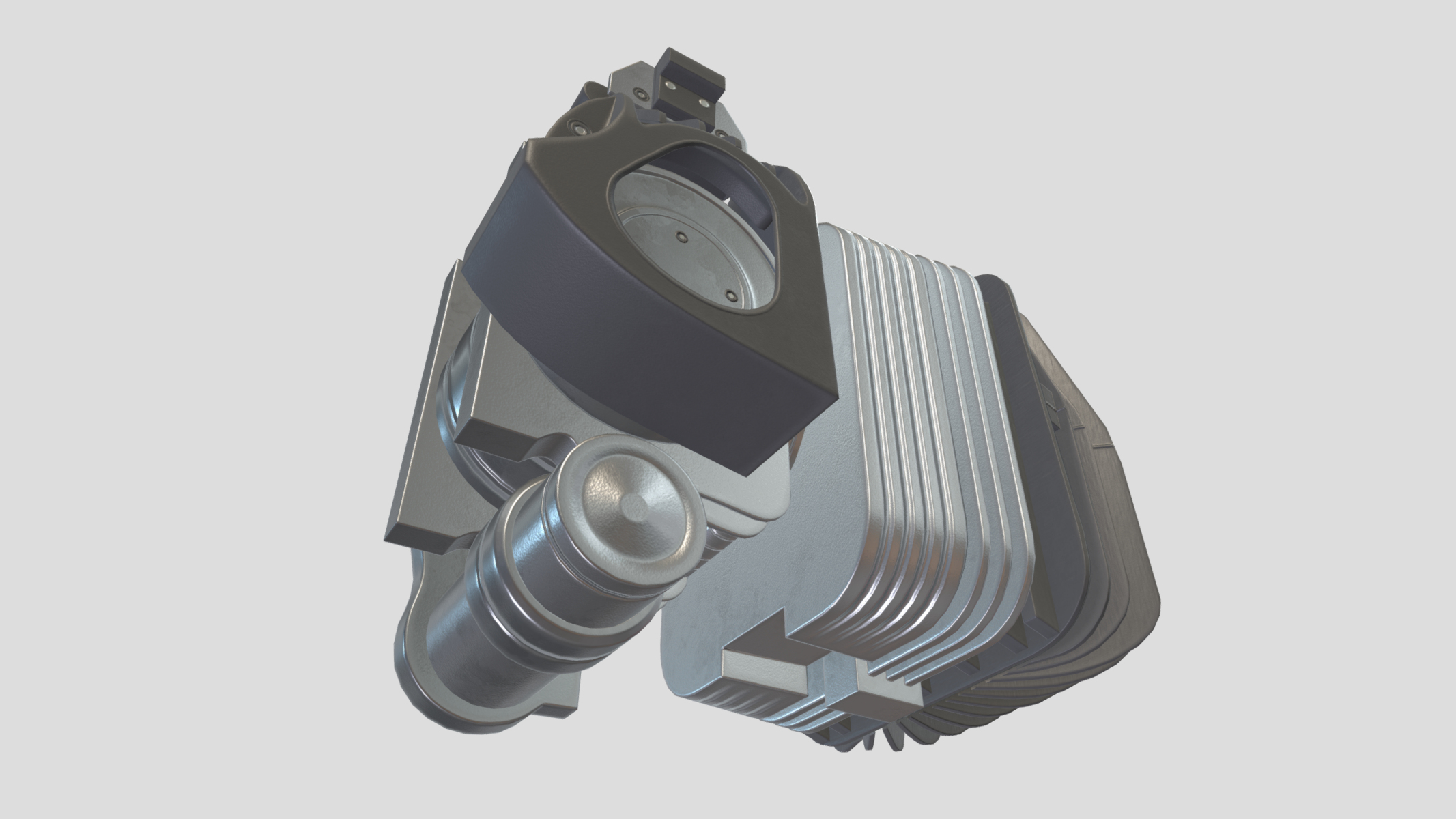 modelo 3d Generic Motorsport Engine Low Poly PBR - TurboSquid 1935419