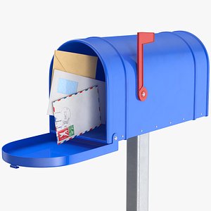 mail box envelopes 3D model