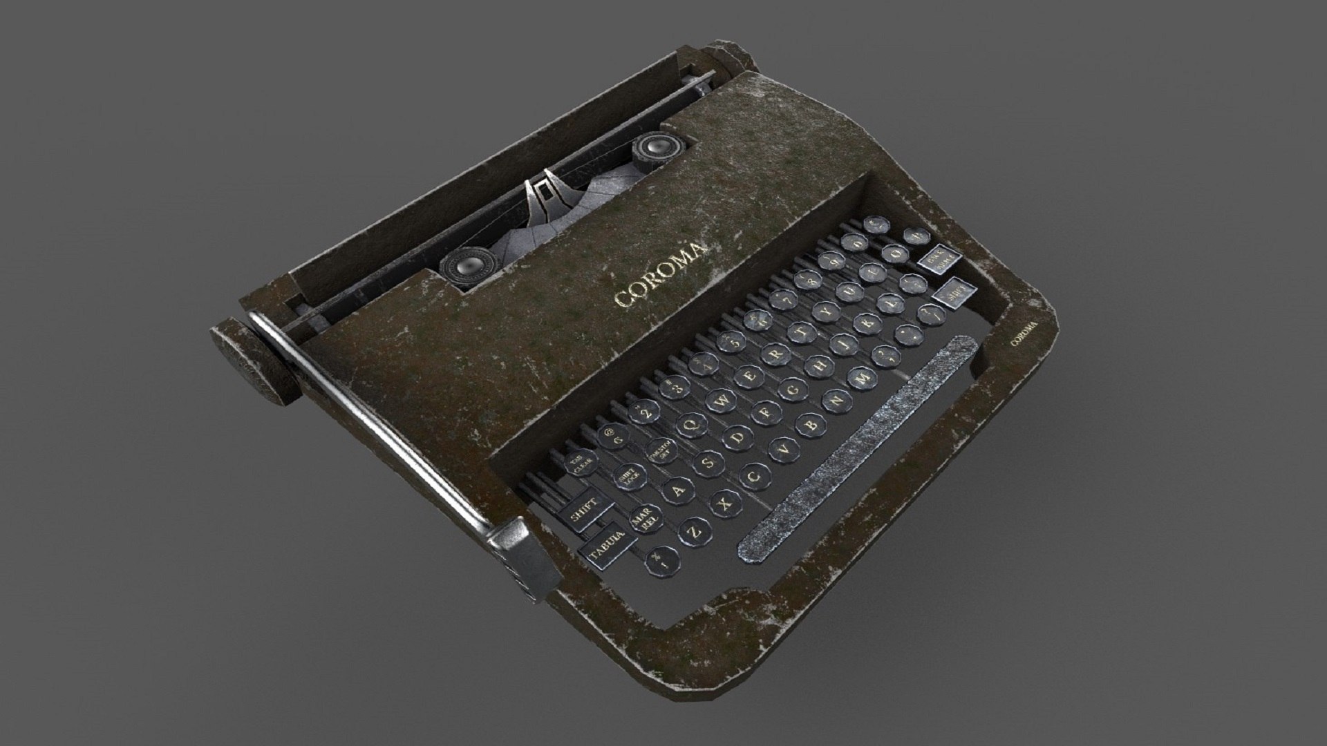 Vintage tabletop typewriter PBR low-poly game ready model https://p.turbosquid.com/ts-thumb/TP/GHuMgS/gQ/p_mashinka_01/jpg/1628721086/1920x1080/fit_q87/21392aebe733507089f4aa766ff4cfc223dc826d/p_mashinka_01.jpg