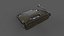 Vintage tabletop typewriter PBR low-poly game ready