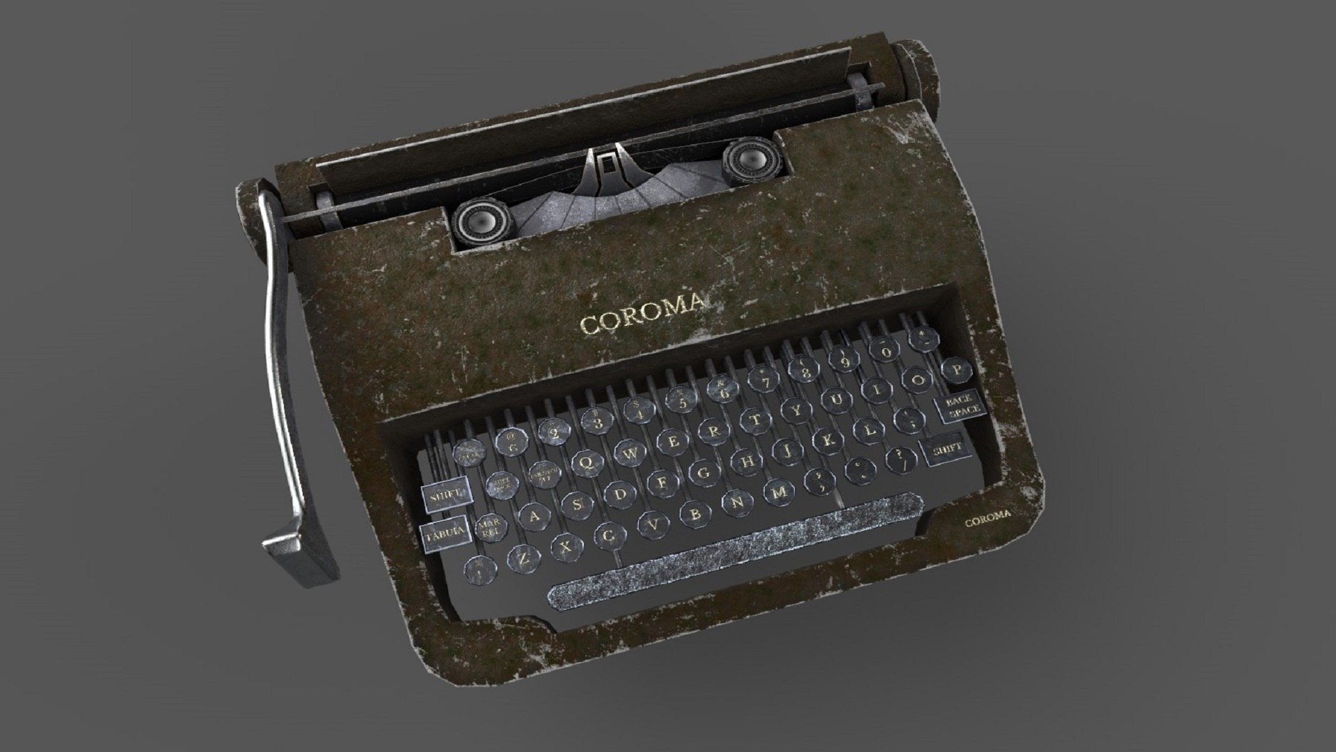 Vintage tabletop typewriter PBR low-poly game ready model https://p.turbosquid.com/ts-thumb/TP/GHuMgS/si/p_mashinka_06/jpg/1628721085/1920x1080/fit_q87/18bd9f9d321c105d7b81892ef9c49e4d0a7705b2/p_mashinka_06.jpg