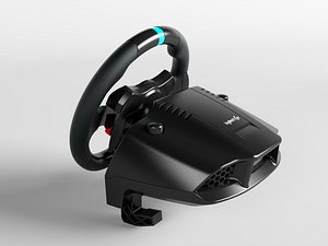 Professional racing steering wheel pedal and shifter simulator