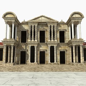 Ancient Greek  Temple3 3D model