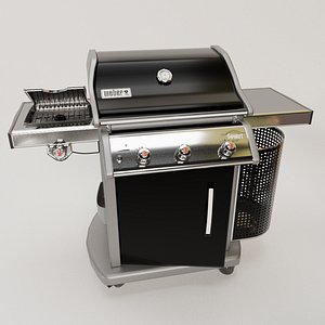 3D barbeque grill