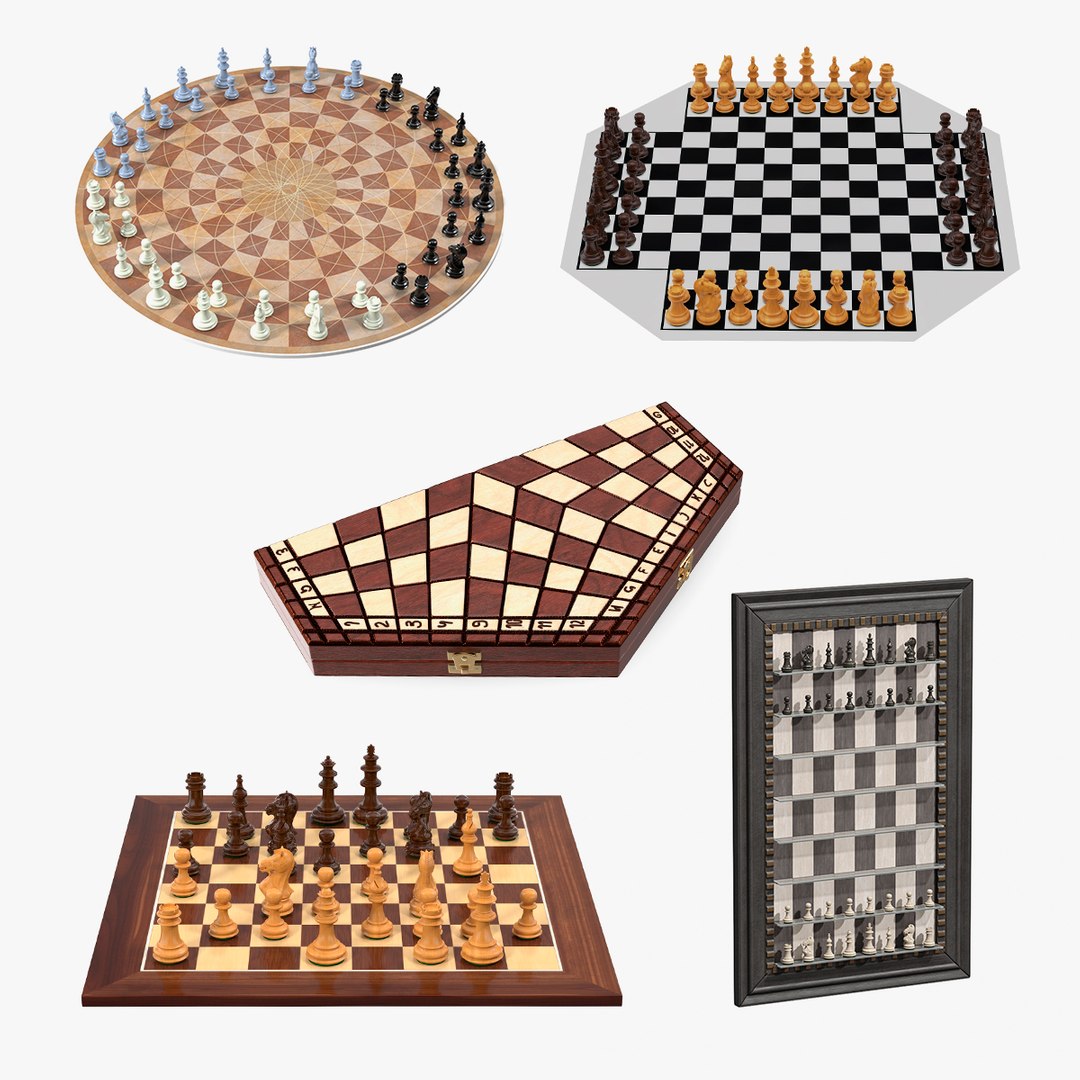 Chesses Collection 4 3D model preview