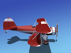 waco ymf-5 ymf 3d model
