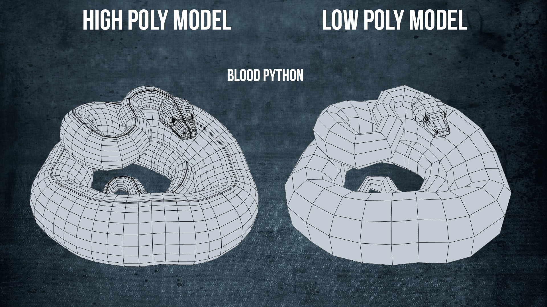 3D model blood python animation - TurboSquid 1392785