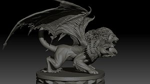 Chimera High Poly for 3d Print