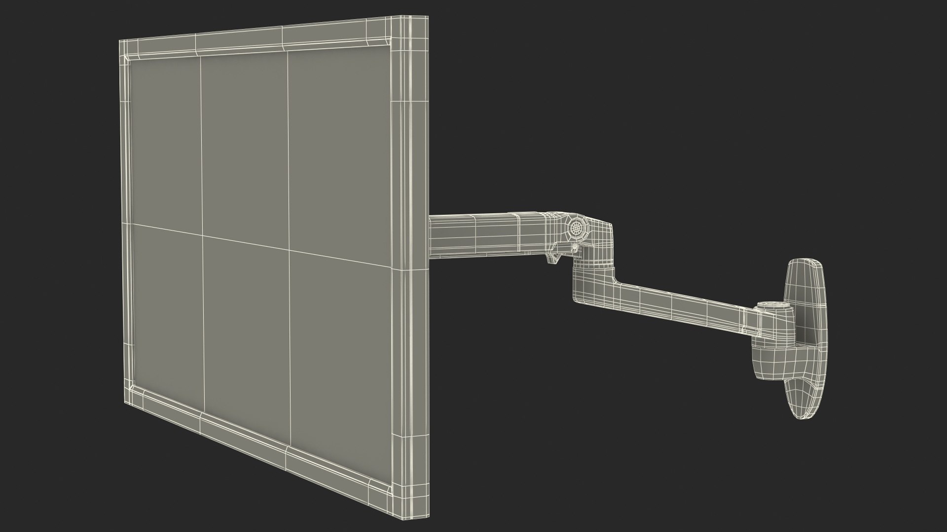Ergotron Lx Wall Mount 3D Model - TurboSquid 1446810