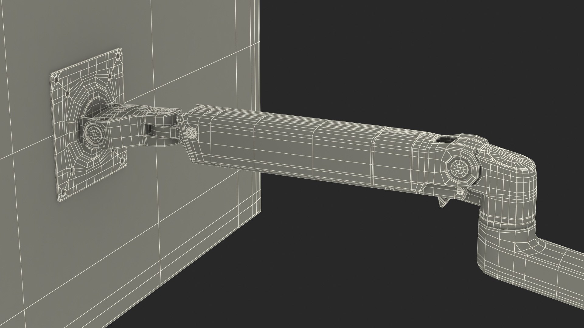 Ergotron Lx Wall Mount 3D Model - TurboSquid 1446810