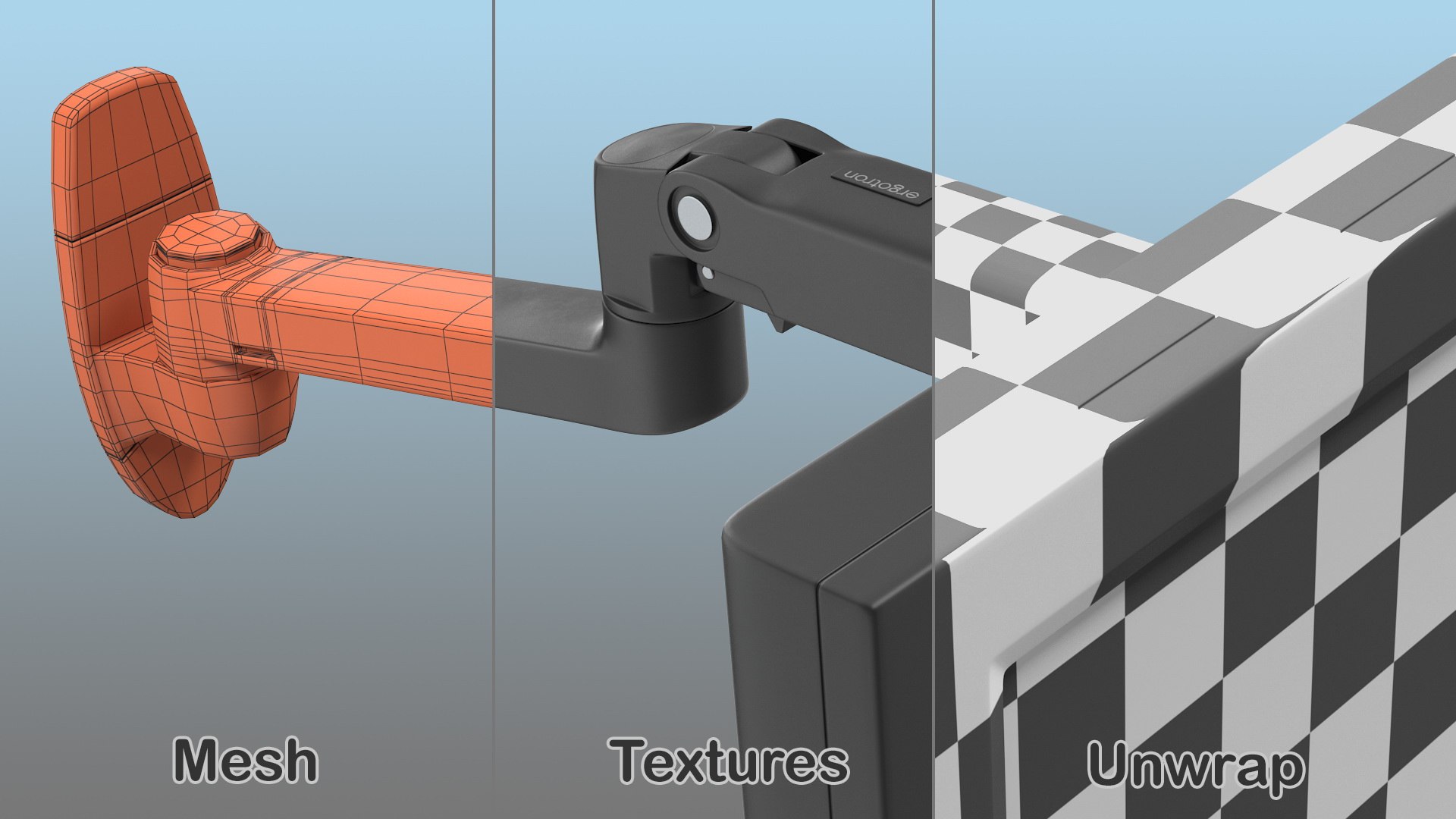 Ergotron Lx Wall Mount 3D Model - TurboSquid 1446810