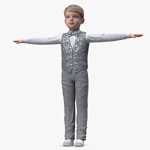 Child Boy Party Style Rigged