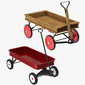 child wagons 3d model