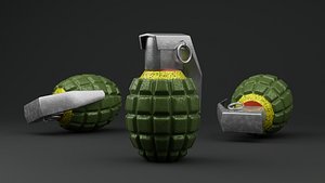 MK2 Grenade 3D model