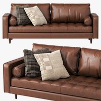 Article Sven Charme Chocolat Leather Sofa