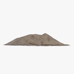 Heap of aggregates - pile of gravel or sand