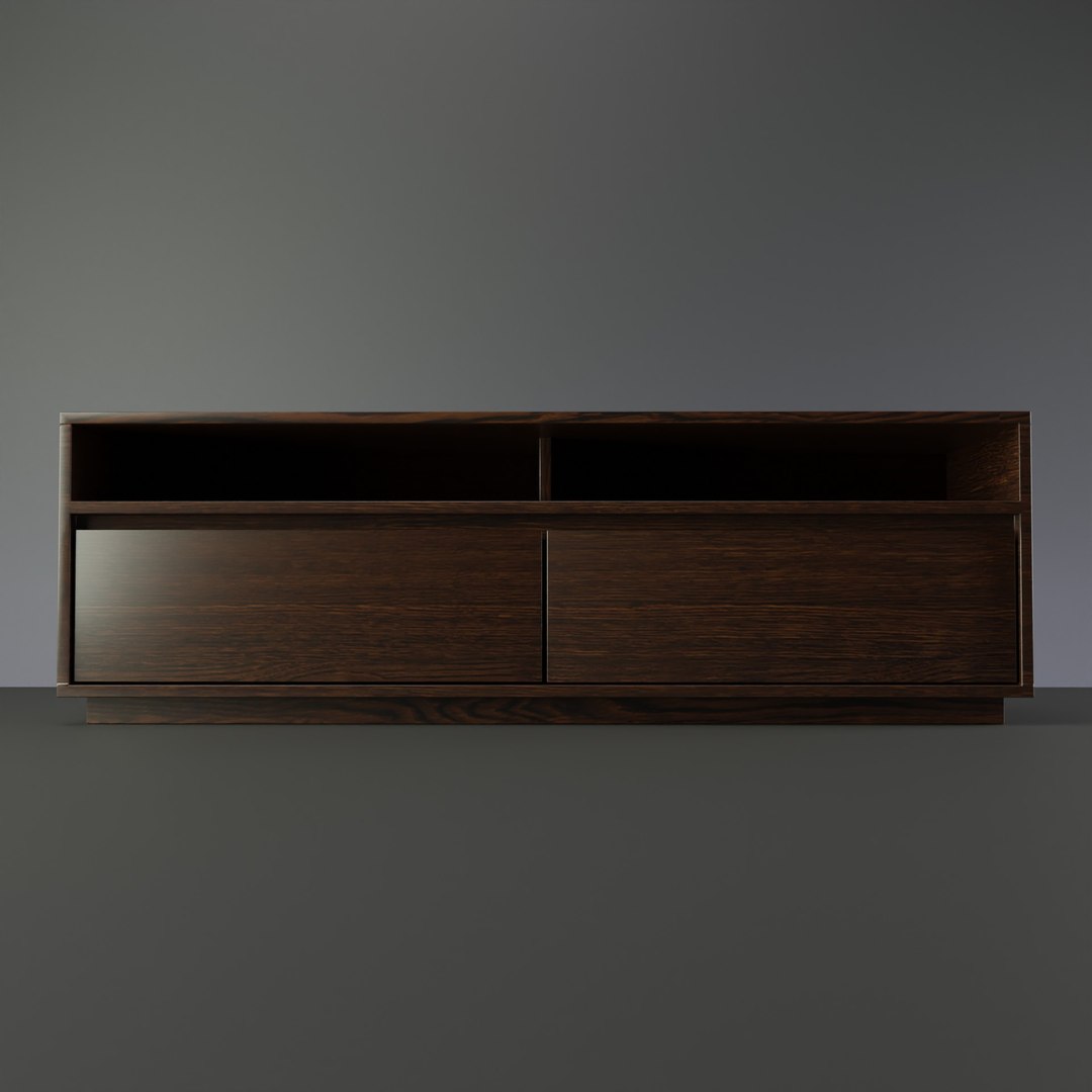 3D Rack For TV - Wood Made - TurboSquid 1844836