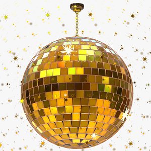 Gold Disco Ball - Animated Game Asset