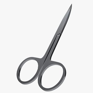 3D Nail scissors model